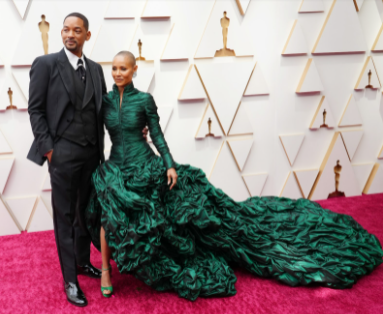 Will and Jada Pickett Smith walk the  Oscars red carpet Photo Credit //Newsweek